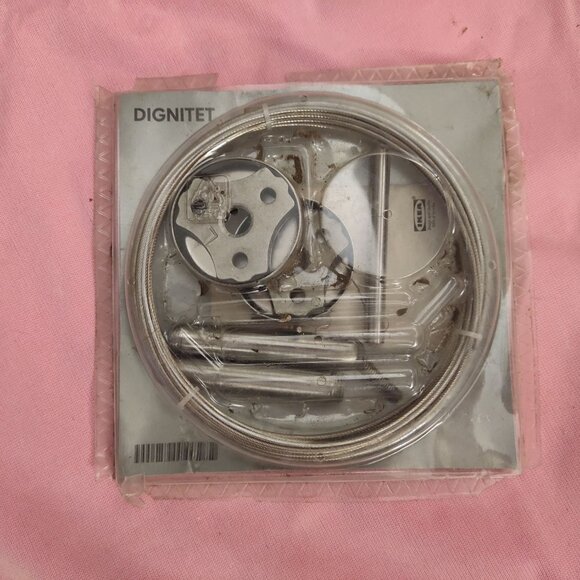Ikea Dignitet Curtain Wire Stainless Steel 197" new - Picture 1 of 4